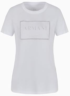 Emporio Armani Armani Exchange Women's Embroidered Logo Cotton T-Shirt