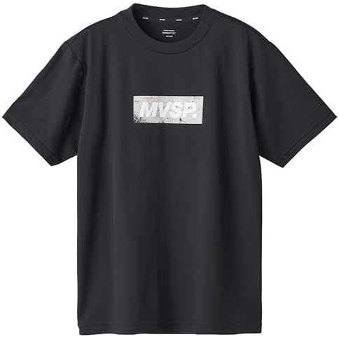 Descente Men's T-Shirt, Short Sleeve, Crew Neck, Cooling, UV Protection, Dry, Stretch, Harikoshi, Training, BK, Small