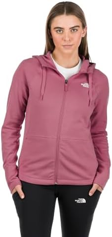 THE NORTH FACE Women's Eco Ridge Reardon Full Zip Hoodie, Rose Quartz, Small