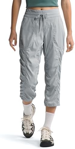 THE NORTH FACE Women's Aphrodite 2.0 Capri, High Rise Grey, Medium Regular
