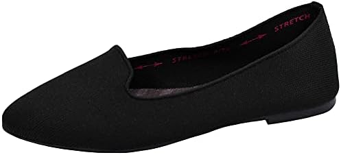 Skechers Womens Cleo Sherlock Engineered Knit Loafer Skimmer