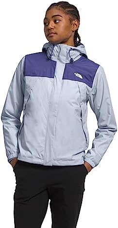 THE NORTH FACE Women's Antora Triclimate Jacket, Dusty Periwinkle/Cave Blue, Medium