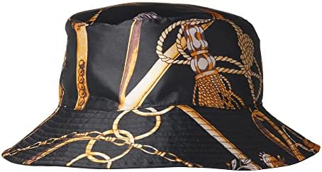 Red by Kiss Reversible Bucket Hat All Over Satin Lined Interior & Exterior, One Size Fits All, Keyshia Cole Cap