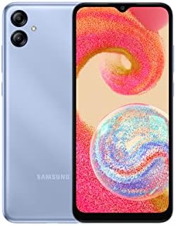 SAMSUNG Galaxy A04e (SM-A042M/DS) Dual SIM 32GB, 6.5" GSM Unlocked, International Version (32GB SD Card Bundle) - Light Blue