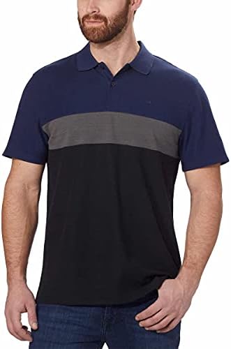 Calvin Klein Men's Short Sleeve Pique Cotton Polo Shirt