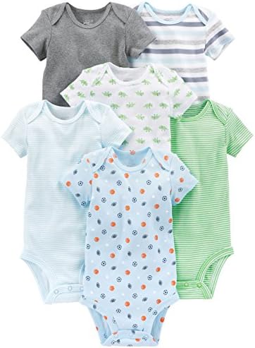 Simple Joys by Carter's Boys' 6-Pack Short-Sleeve Bodysuit