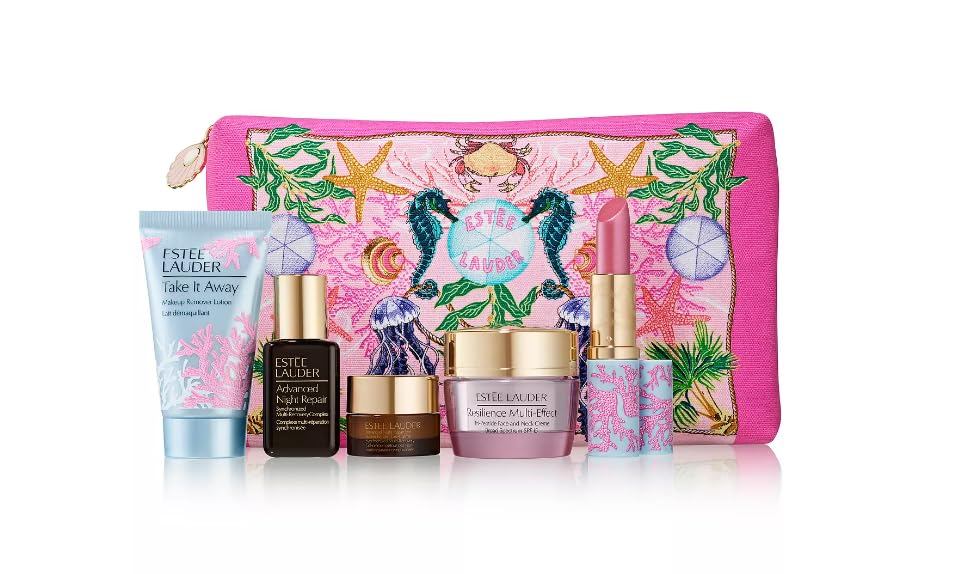 Estée Lauder Estee Lauder 2024 Spring 6pcs Resilience - Smooth, Plump & Glow Routine Valued Gift Set