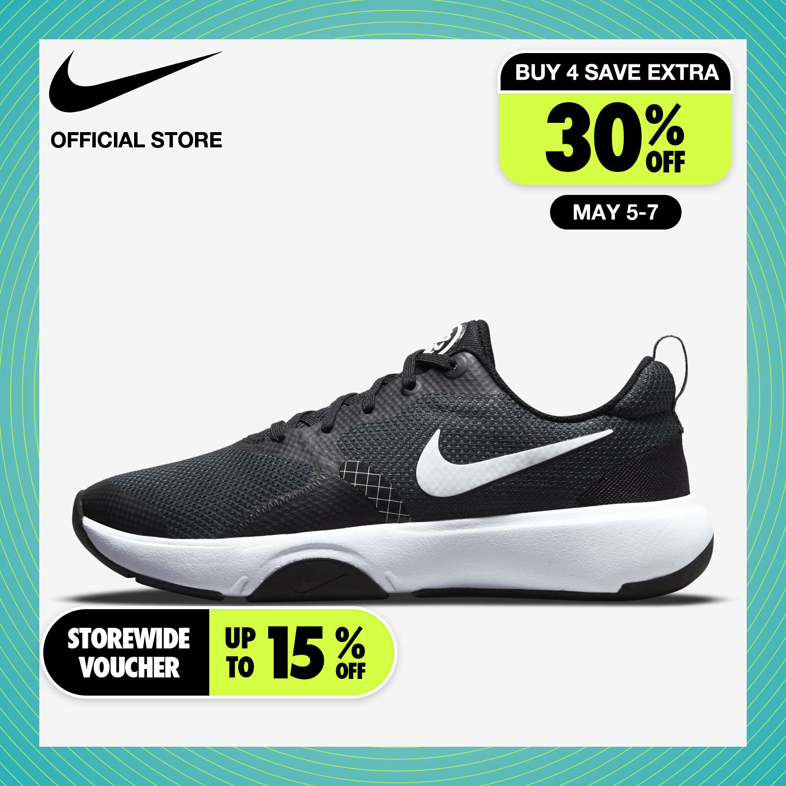 Nike Women's City Rep TR Training Shoes - Black