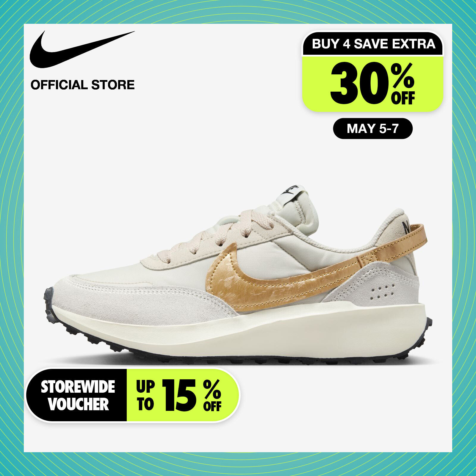 Nike Women's Waffle Debut Shoes - Light Orewood Brown