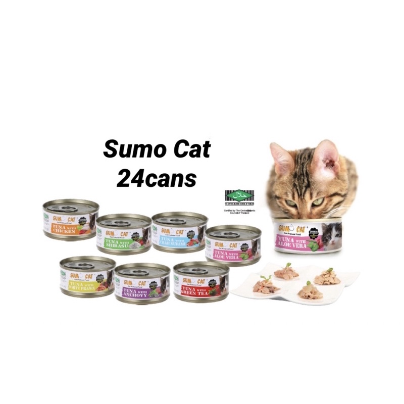 Sumo Cat Wet Food 80g x 24cans