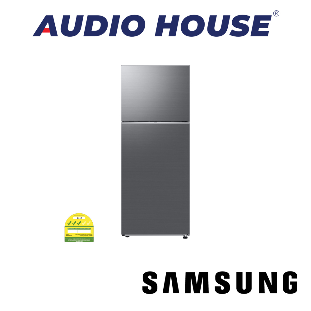 SAMSUNG RT42CG6644S9SS 410L 2 DOOR FRIDGE COLOUR: REFINED INOX ENERGY LABEL: 3 TICKS DIMENSION: W700xH1785xD672MM 2 YEARS WARRANTY BY SAMSUNG