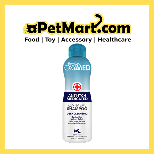 Tropiclean OxyMed Anti-Itch Medicated Pet Shampoo