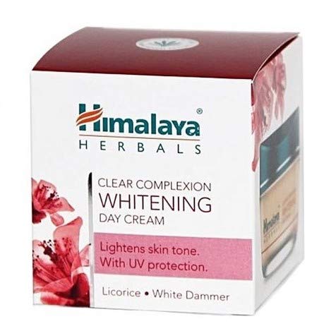 Himalaya Herbals Clear Complexion brightening Day Cream, 50g- Lightens Skin Tone, With UV Protection