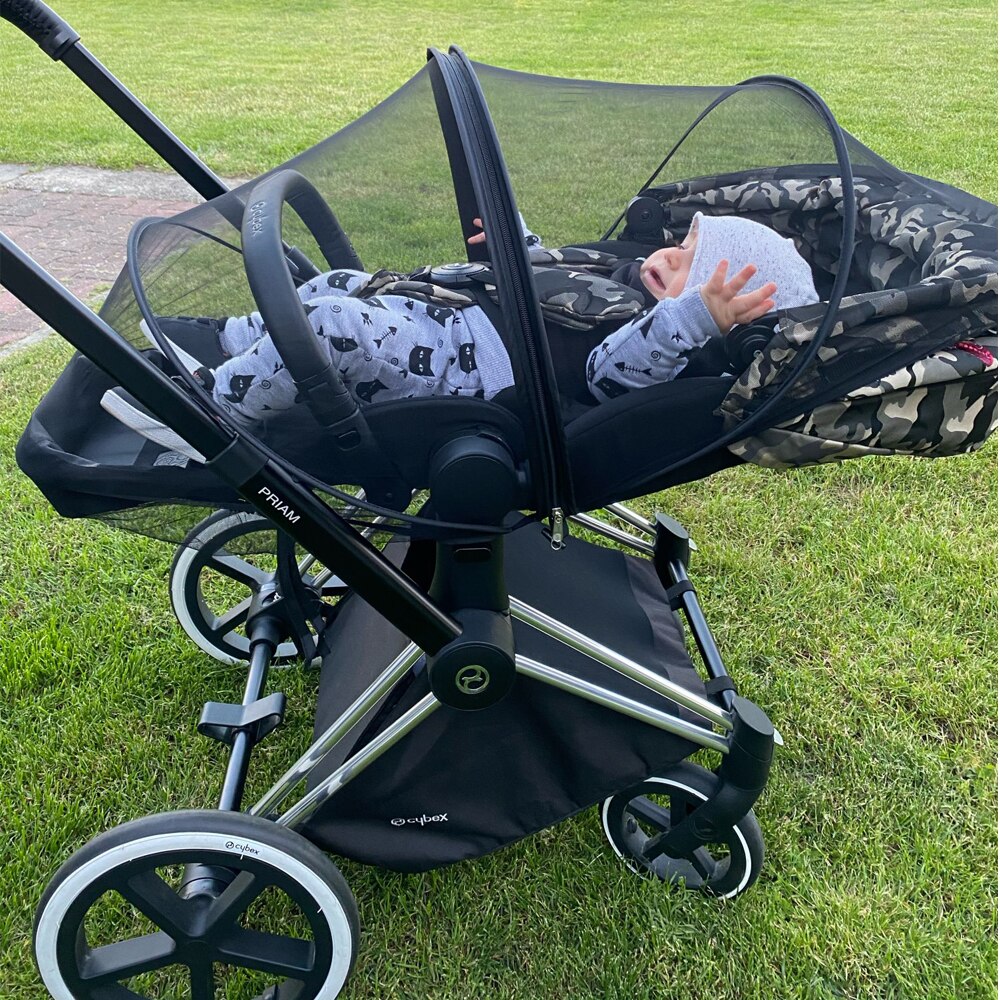 COLU KID® Universal 95% Mosquito Net For Baby Stroller Baby Crib CYBEX Quinny Joie Stokke Yoyacare Yoyaplus Goodbaby Suitable For Xiaomi