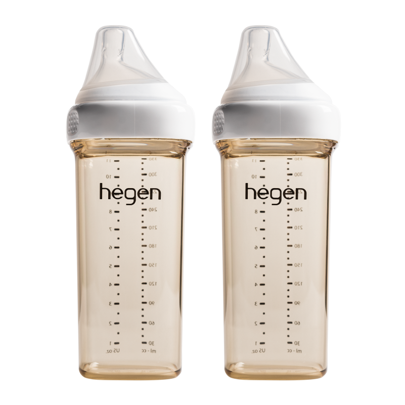 Hegen PCTO™ 330ml/11oz Feeding Bottle PPSU, 2-Pack (6 months and beyond)