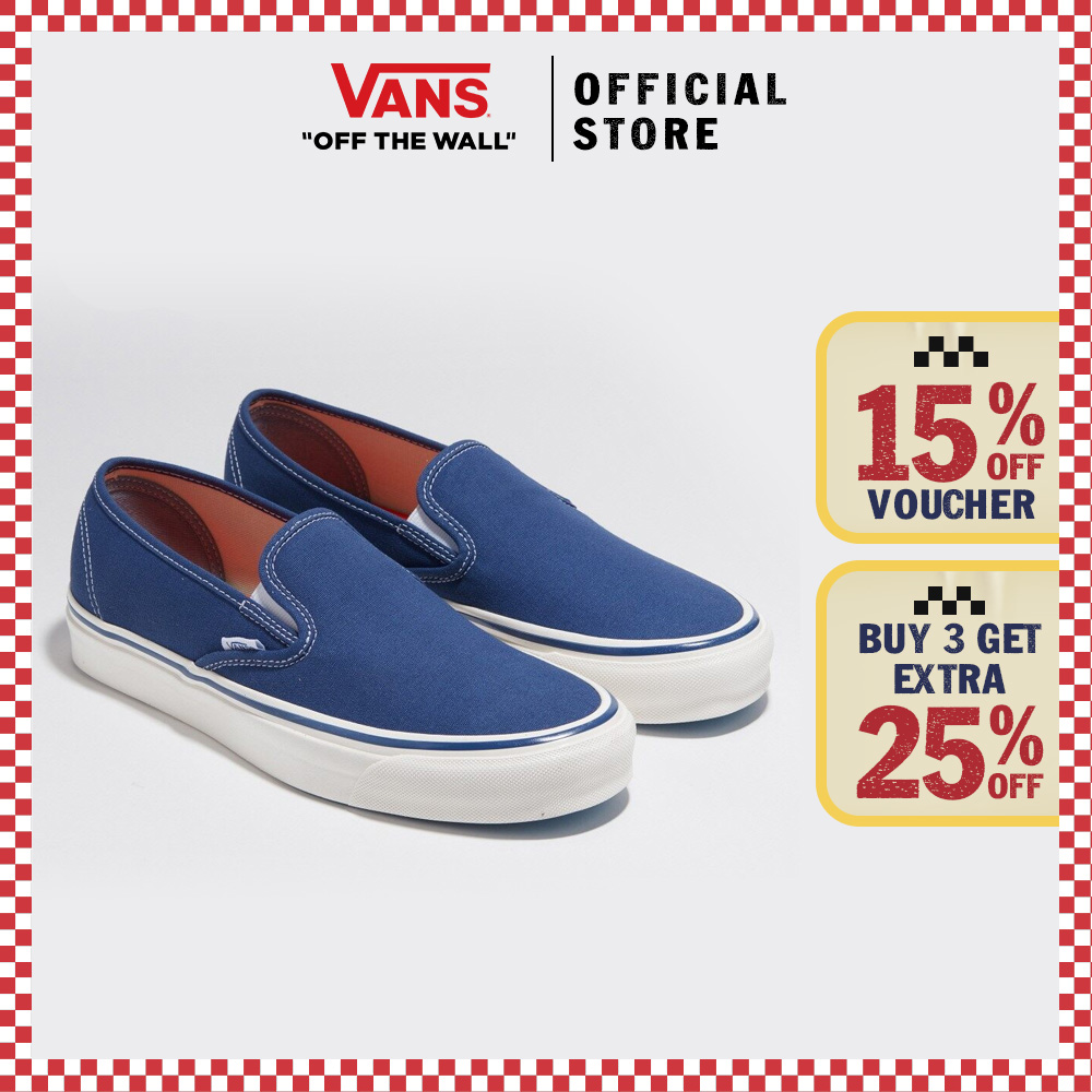 Vans Slip-On 48 Deck DX Sneakers Women (Unisex US Size) BLUE VN0005UPIGV1