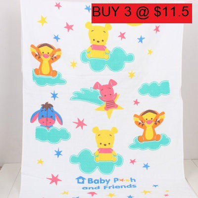 Local Seller - Baby/ Kids Muslin Bath Towel 120cmx60cm
