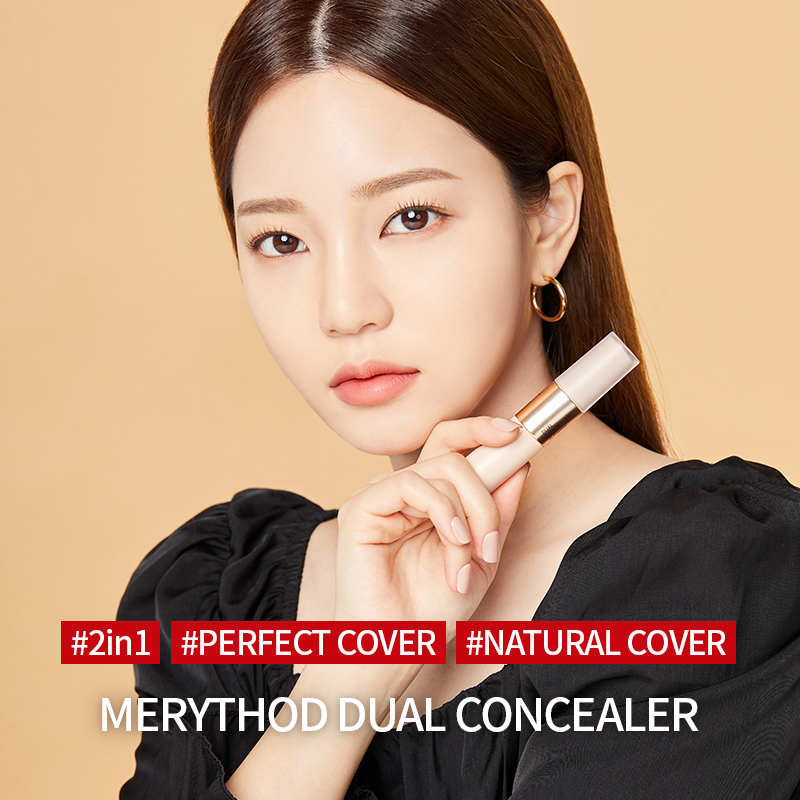 MERYTHOD Dual Concealer, SPF30/PA++ Balm Stick and Cream Two Types in One Made in Korea